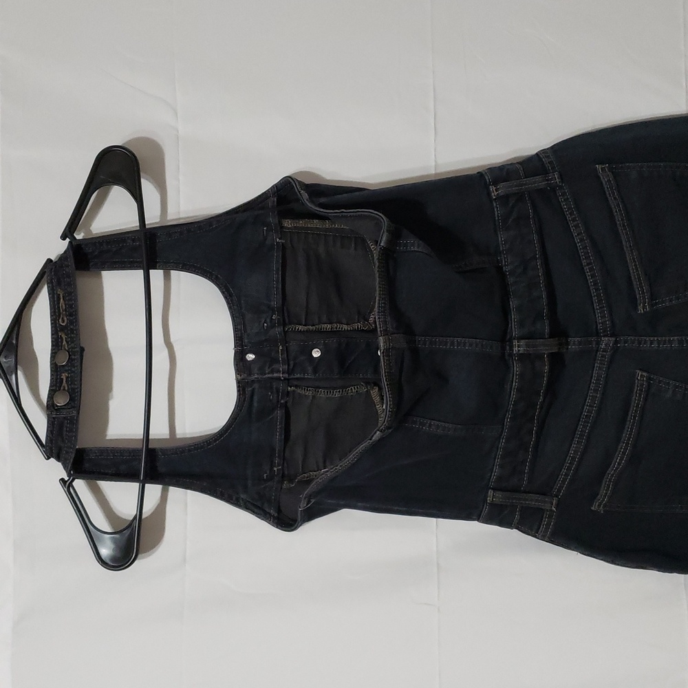 Universal Thread Women's Midi Halter Denim Dress. Size: 6 - Picture 6 of 13
